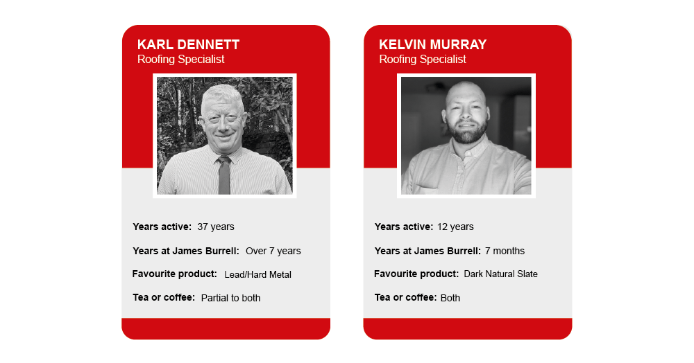 Our specialist teams, introducing Roofing James Burrell Builders